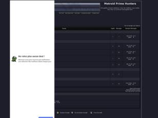 creer un forum : Metroid Prime Hunters