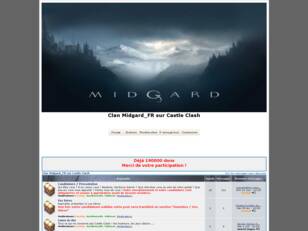 Forumactif.com : Clan Midgard_FR sur Castle Clash