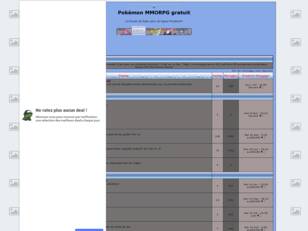 creer un forum : Pokemon MMORPG gratuit