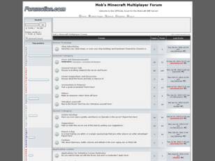 Mob's Minecraft Multiplayer Forum