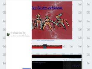 Mon forum pokemon !