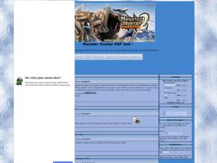 Monster Hunter PSP 2nd le Forum