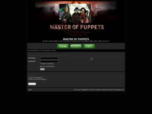 MASTER OF PUPPETS