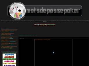 MotsDePassePoker