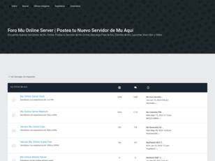 Foro Mu Online Servers | Postea tu Server de Mu Aquí