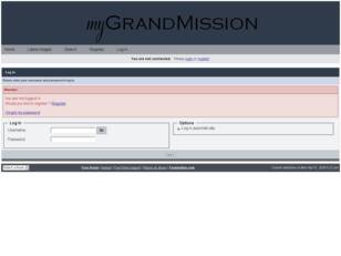 Grand Mission Forum