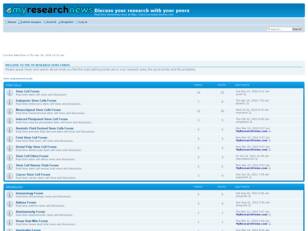 My Research News Forum