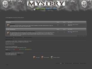 Free forum : MYSTERY