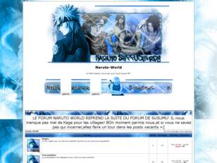 Forum gratuit : creer un forum : Naruto-World