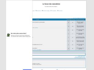 Le forum des naturalistes