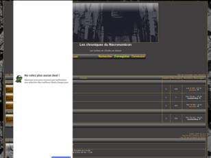 creer un forum : Les chroniques du Necronomicon