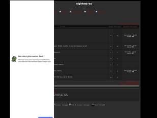 creer un forum : nightmares