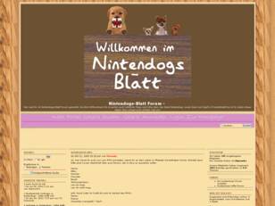 Nintendogs-Blatt