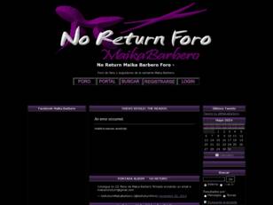 No Return Maika Barbero Foro