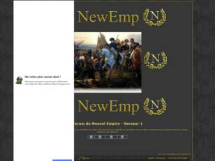 creer un forum : Forum du Nouvel Emp