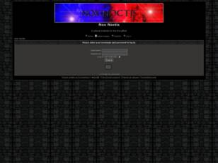 Nox Noctis - Homepage