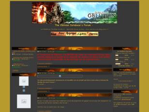 The Oblivion Database's Forum