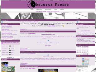 Le forum d'Obscurus Presse