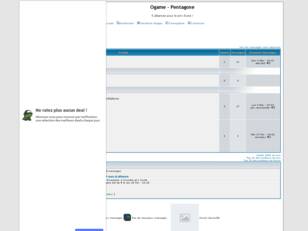 creer un forum : Ogame - Pentagone