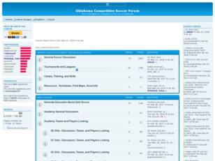 Free forum : Oklahoma Competitive Soccer Forum