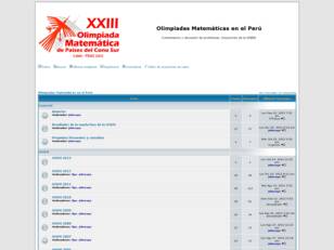 Foro de Olimpiadas Matemáticas en el Perú