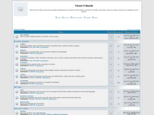 Forum gratis : Fórum O Mundo