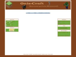 Forum du serveur privée Onis-Craft