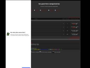 les guerriers sanguinaires