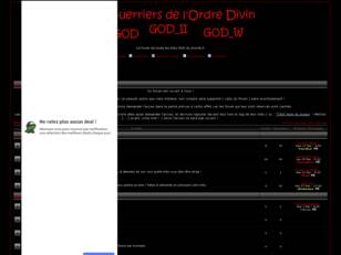 Guerriers de l'ordre divin - Forum