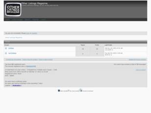 Other Listings Magazine forum
