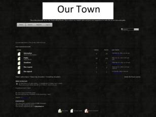 Free forum : Our Town (Minecraft) - Official Forum