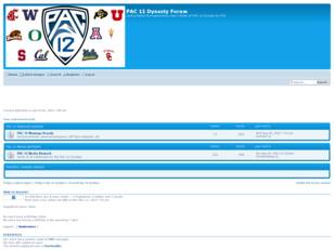 PAC 12 Dynasty Forum