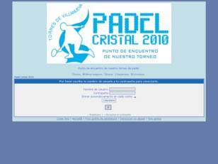 Foro Padel Cristal 2009