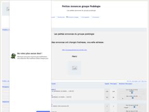 Petites Annonces du Groupe Podologie