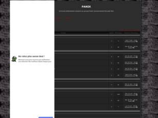 creer un forum : PANIK