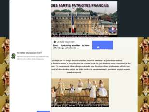 Le forum des partis politiques patriotes français