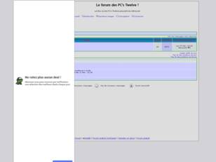 Le forum des PC's Twelve !