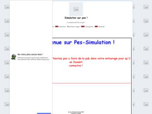 Simulation sur pes !