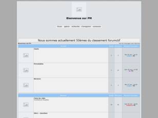Bienvenue sur PM