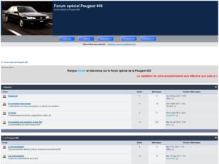 Forum spécial Peugeot 605