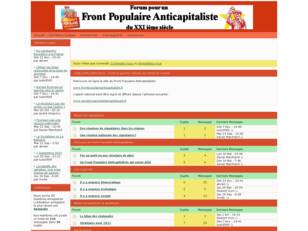 Pour un Front Populaire Anticapitaliste