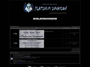 Free forum : Platinum Invasion