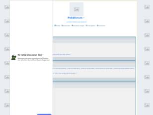 PokeForum, un espace convivial...