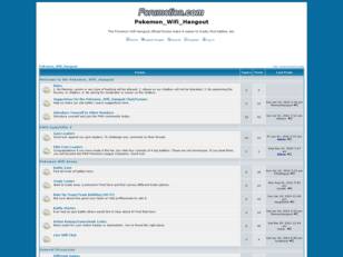 Free forum : Pokemon_Wifi_Hangout