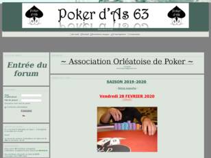 Poker d'As 63, LE club de Poker basé à Orléat (63)