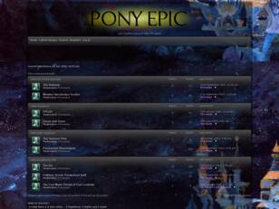 The Pony Epic of Epic Epicness Forum