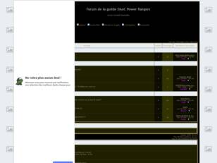 Forum de la guilde DAoC Power Rangers