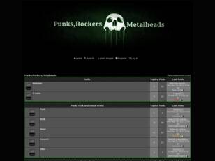 Free forum : Punks,Rockers,Metalheads