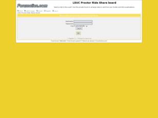 LSUC Proctor Ride Board