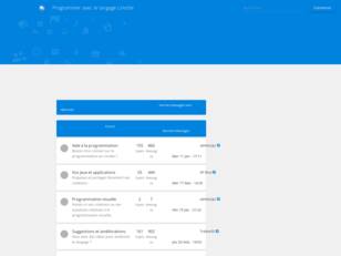 Forumactif.com : Programmer avec le langage Linotte